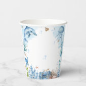 Sea You Soon Seashell Baby Shower Pappbecher (Rückseite)