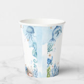 Sea You Soon Seashell Baby Shower Pappbecher (Rechts)