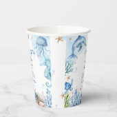 Sea You Soon Seashell Baby Shower Pappbecher (Links)