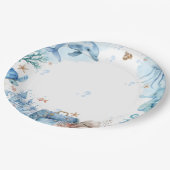 Sea You Soon Seashell Baby Shower Pappteller (Schrägansicht)