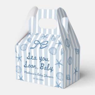 Sea You Soon Seashell-Küstensommerfest zur Babypar Geschenkschachtel