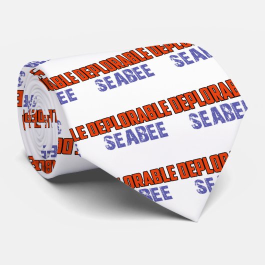 Seabeeentwurf Krawatte (Gerollt)