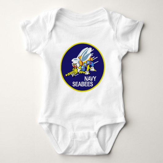 Seabees MARINE Baby Strampler (Vorderseite)