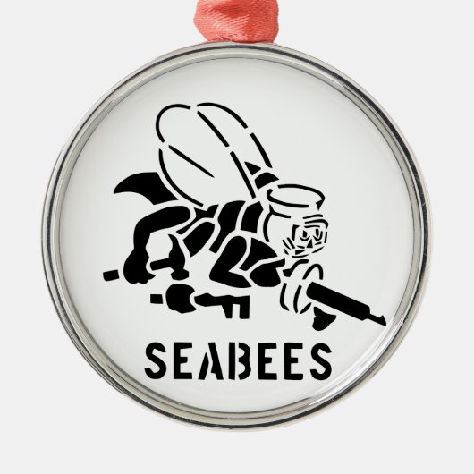 SeaBees Ornament Aus Metall (Vorne)