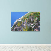 Seabird Colony on Rocky Cliff Leinwanddruck (Insitu (Holzboden))