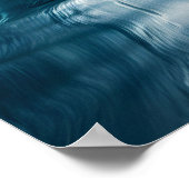 Seabird Gannet Coastal Nature Fotografy Art Poster (Ecke)