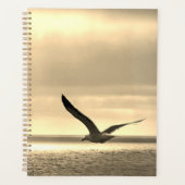 Seabird in Sepia Planner Planer (Vorderseite)