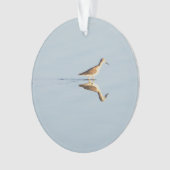 Seabird Reflection Foto Ornament (Vorderseite)