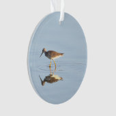 Seabird Reflection Foto Ornament (Vorderseite)