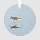 Seabird Reflection Foto Ornament (Vorderseite)