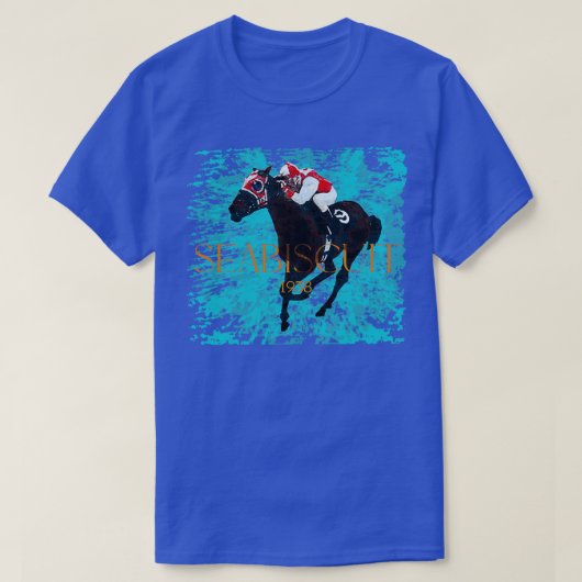 Seabiscuit 1938 Pferd des Jahres T-Shirt (Design vorne)