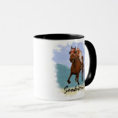  “Seabiscuit” – Champion Horse - Personalize Your Tasse (VorderseiteRechts)