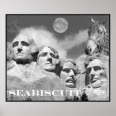 Seabiscuit ist auf dem Berg Rushmore! Poster (Vorne)