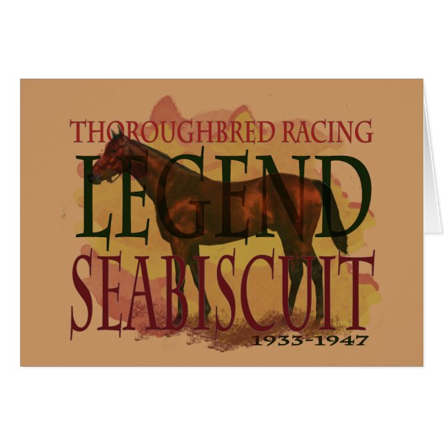 Seabiscuit - Thoroughbred-laufende Legende (Vorderseite (Horizontal))