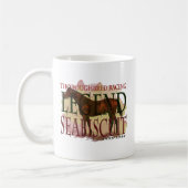 Seabiscuit - Thoroughbred-laufende Legende Kaffeetasse (Links)
