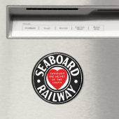 Seaboard Air Line Eisenbahn-Herz-Logo Magnet (In Situ (Geschirrspüler))