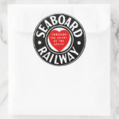 Seaboard Air Line Eisenbahn-Herz-Logo Runder Aufkleber (Tasche)