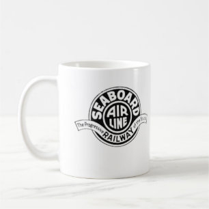 Seaboard Eisenbahn Vintage Eisenbahn Logo-Tasse Kaffeetasse