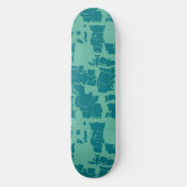 Seabolt Blue Abstrakt Skateboard (Vorderseite)