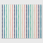 Seabreeze Streifen Geschenkpapier (Flach)