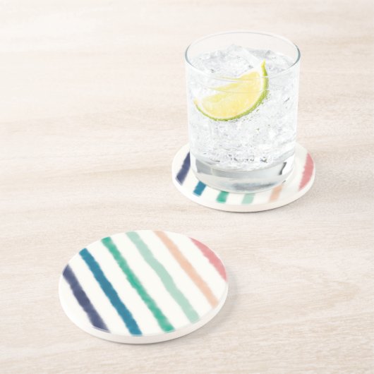 Seabreeze Stripes Getränkeuntersetzer (Seite)