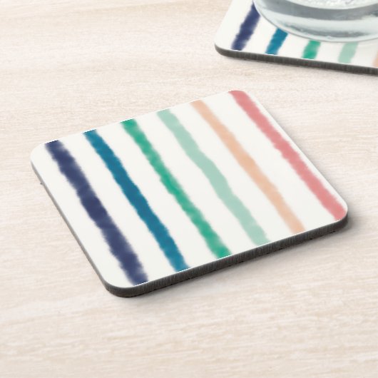 Seabreeze Stripes Getränkeuntersetzer (Linke Seite)