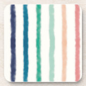 Seabreeze Stripes Getränkeuntersetzer (Vorderseite)