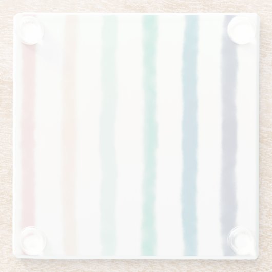 Seabreeze Stripes Glasuntersetzer (Rückseite)