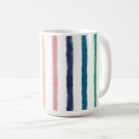 Seabreeze Stripes Kaffeetasse (VorderseiteRechts)