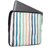 Seabreeze Stripes Laptopschutzhülle (Vorne Rechts)