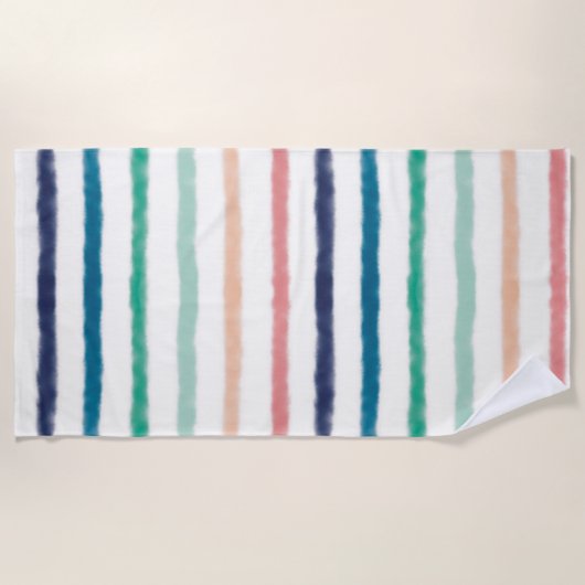 Seabreeze Stripes Strandtuch (Vorderseite)