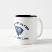 Seabrook Insel-"Karten-" Entwurf Zweifarbige Tasse (VorderseiteRechts)