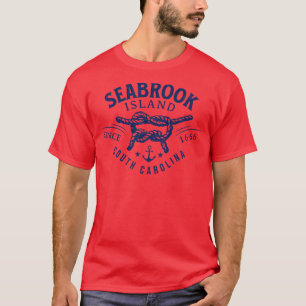 Seabrook Island SC Rope Knot Sommerferien T-Shirt