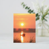 Seabrook New Hampshire Sunset Postcard Postkarte (Stehend Vorderseite)