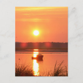 Seabrook New Hampshire Sunset Postcard Postkarte