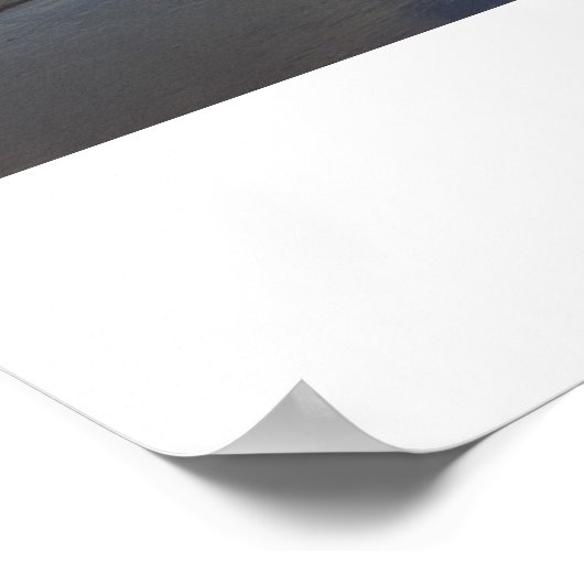 Seaburn Waves Print Poster (Ecke)