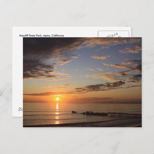 Seacliff Staat Park, Aptos... Postkarte (Vorne/Hinten)