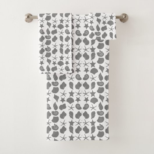 Seacombers dunkelgrau badhandtuch set (Insitu)