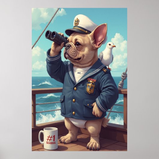 Seadog Ready: Wellen, beobachten, Wälder vorbei Poster (Vorne)