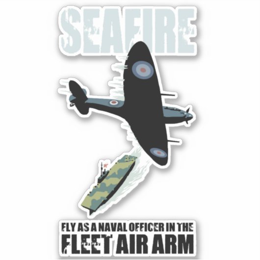 SEAFIRE AUFKLEBER (Vorderseite)