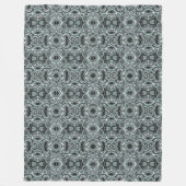 Seafoam Aquamarin Green Gran Angesagt Bohemisch Ba Fleecedecke (Vorderseite)