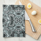 Seafoam Aquamarin Green Gran Angesagt Bohemisch Ba Geschirrtuch (Viertel Falte)