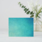 seafoam, Aquamarine, Hintergrund, Muster, Postkarte (Stehend Vorderseite)
