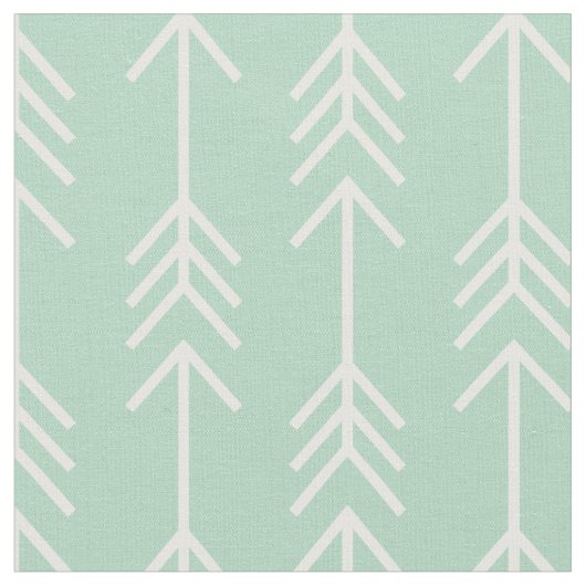 Seafoam Arrows Stoff (Nahaufnahme)
