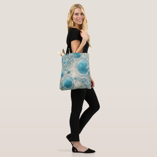 Seafoam Bubbles Tasche (Am Model)