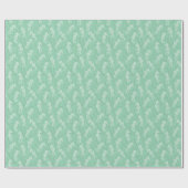 Seafoam Coral Reef Seepferd Gift Wrap Geschenkpapier (Flach)