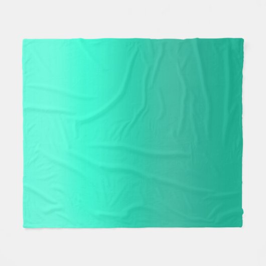 Seafoam Fade Fleecedecke (Vorderseite (Horizontal))