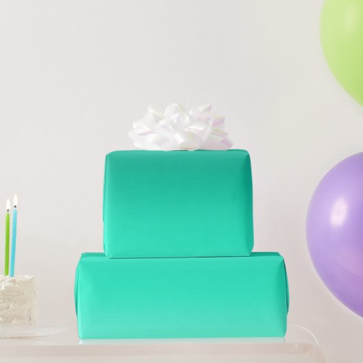Seafoam Fade Geschenkpapier (Partygeschenke)
