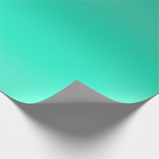 Seafoam Fade Geschenkpapier (Ecke)