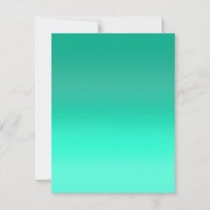Seafoam Fade Mitteilungskarte